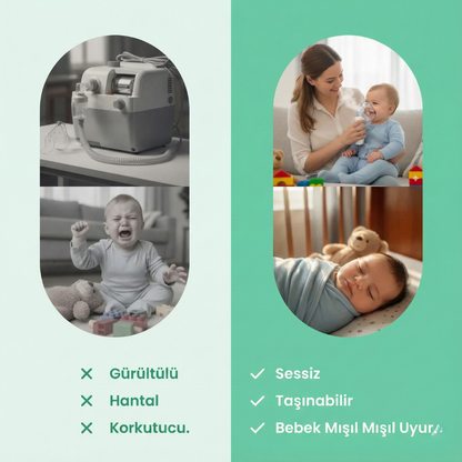 Rahat Nefes Taşınabilir Mesh Nebülizatör