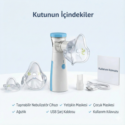Rahat Nefes Taşınabilir Mesh Nebülizatör