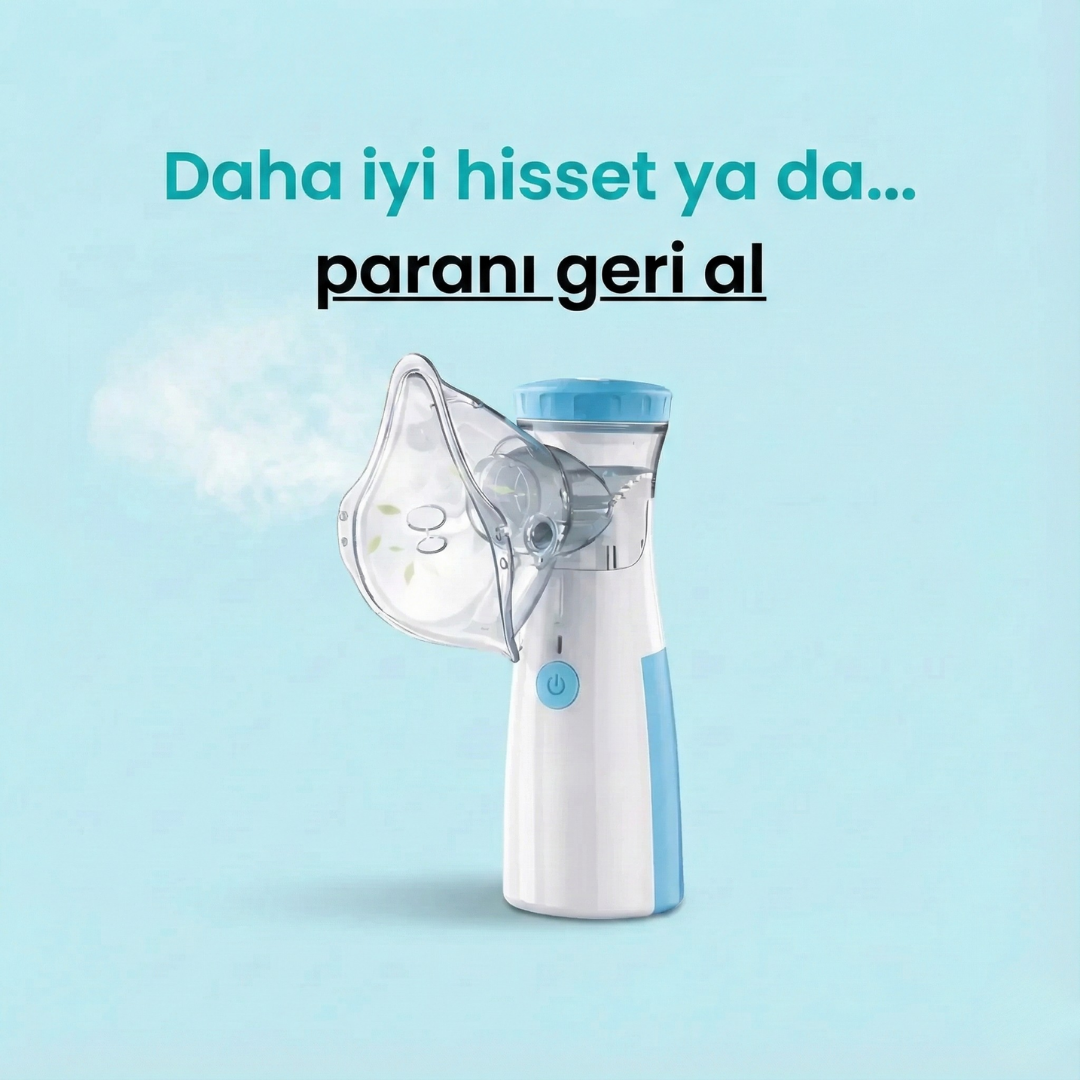 Rahat Nefes Taşınabilir Mesh Nebülizatör