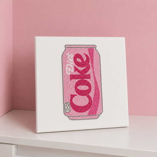 Pink Diet Coke Kutu 20x20 cm