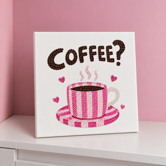 Çizgili Coffee 20x20
